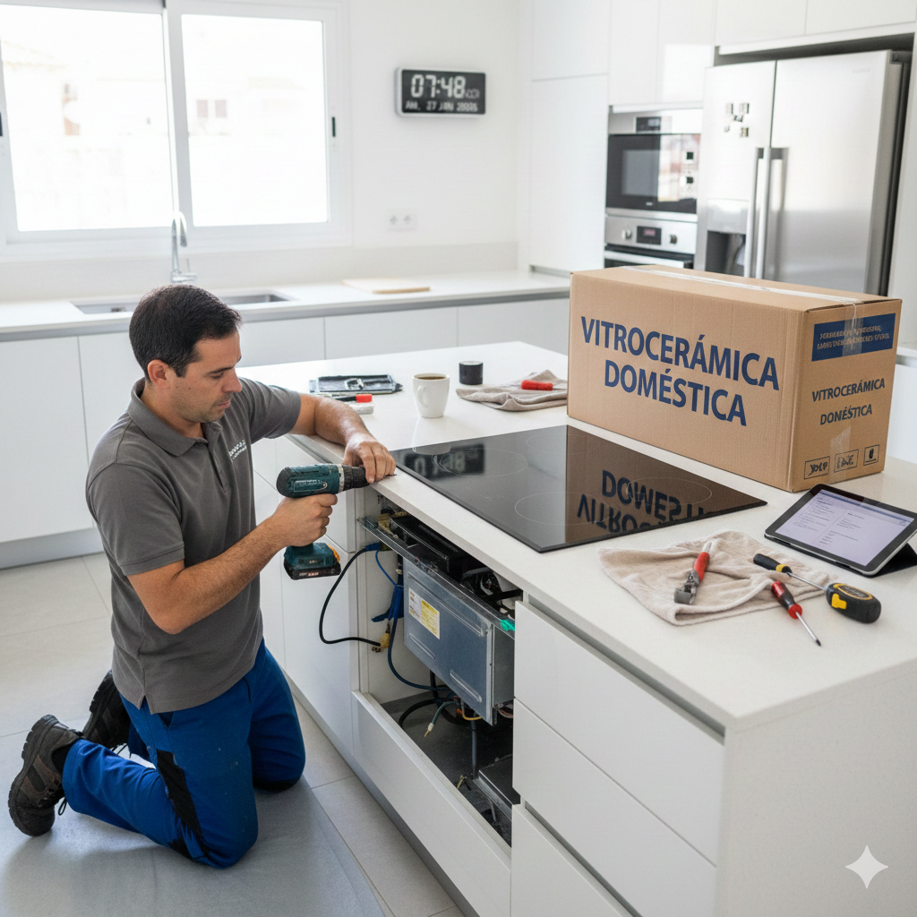Instalación de vitrocerámicas